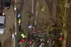 Scheldeprijs 2015 - hromadný pád