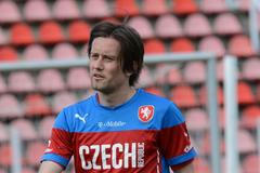 Trénink repre: Tomáš Rosický
