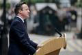 David Cameron hovoří po oznámení výsledků.
