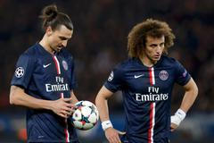 LM, PSG-Chelsea: Zlatan Ibrahimovic a David Luiz