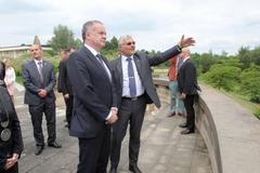 Andrej Kiska v Lidicích