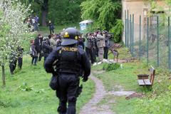 Policejní zásah na Cibulce