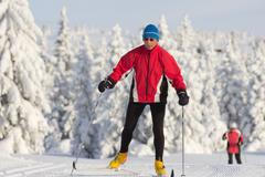 Lyžování, běžky, ilustrační foto