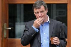 David Rath v přestávce své závěrečné řeči