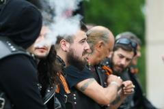 Noční vlci v Praze na Vítkově