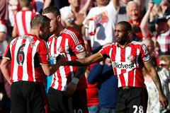 Jermain Defoe slaví gól Sunderlandu