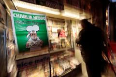 Prodej posledního čísla Charlie Hebdo