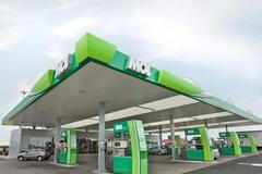 Čerpací stanice MOL v Maďarsku