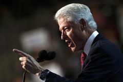 Bill Clinton na sjezdu Demokratické strany