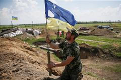 Ukrajina - Marjinka - červen 2015