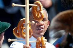 Obama - Merkelová - summit G7 - Bavorsko