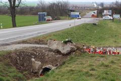 Silnice 1/53 Suchohrdly u Miroslavi