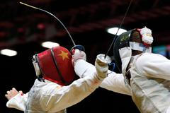 Alexander Choupenitch (vpravo) na MS šermířů