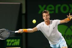 Tomáš Berdych na turnaji v americkém Miami