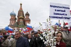 První máj 2015 v Moskvě