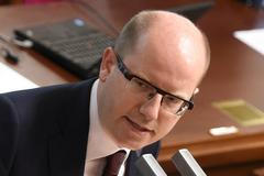 Premiér Bohuslav Sobotka