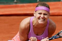 Lucie Šafářová ve čtvrtfinále French Open 2015