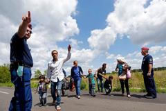 Syrští uprchlíci v Maďarsku.