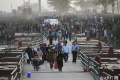 Obyvatelé prchající před IS z iráckého Ramadi