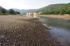 Sucho Labe v Ústí nad Labem 24. 7. 2015