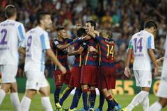 Barcelona-Málaga: radost Barcelony