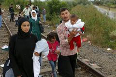 Děti uprchlíků na cestě do Evropy