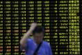 Čína, burza, akcie, ilustrační