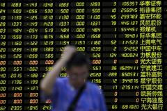 Čína, burza, akcie, ilustrační