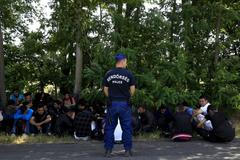 Maďarsko - Cesta do Evropy - uprchlíci - Asotthalom