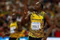 Usain Bolt vítězí na dvoustovce