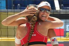 Kristýna Kolocová a Markéta Sluková na turnaji v Praze