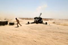 Irácké bezpečnostní síly bojující proti IS v provincii Anbár.