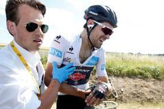 Tour de France 2015, karambol 3. etapa, Tom Dumoulin
