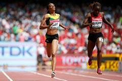 Christine Dayová a Joyce Zakaryová na MS v atletice 2015
