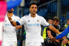 Zahavi z Maccabi Tel Aviv slabí gól do sítě Basileje