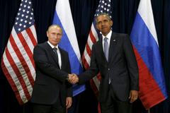 Vladimir Putin a Barack Obama