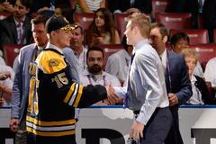 Draft NHL 2015: Jakub Zbořil a Jake Debrusk, Boston Bruins