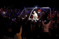 Papež František v americké Filadelfii