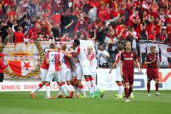 SL, Slavia-Sparta: radost Slavie