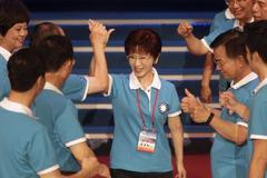 Chung Siou-ču, kandidátka vládnoucí Národní strany (Kuomintang).