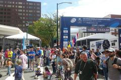 Diváci na MS v cyklistice v Richmondu