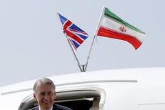 Britský ministr zahraničí Philip Hammond v Íránu.