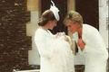 Diana na křtu princezna Charlotte