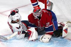 NHL, Washington-Montreal: Jakub Vrána (13) - Mike Condon (39)