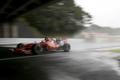 Ferrari Formula One driver Vettel of Germany drives during the second practice session in Suzuka