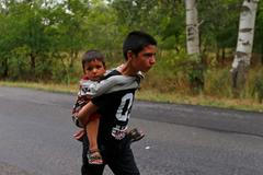 Děti uprchlíků na Balkáně