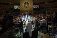 Papež František v OSN