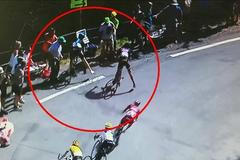 Pád Gerainta Thomase, kterého sestřelil Warren Barguil