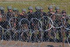 Maďarští vojáci u Röszke