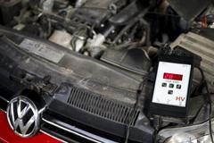 Volkswagen, VW, logo, motor, ilustrační